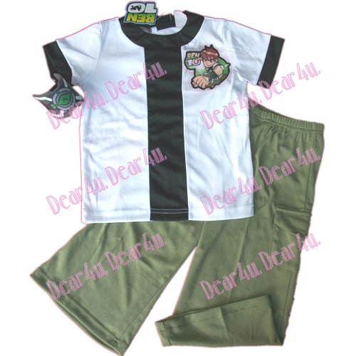 Ben 10 Ten boy Costume party dress up with arm band 3pcs - Click Image to Close