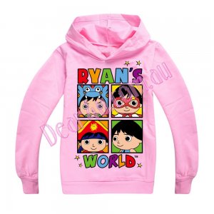 Girls Ryan's world toys review 100% cotton thin hoodie jacket