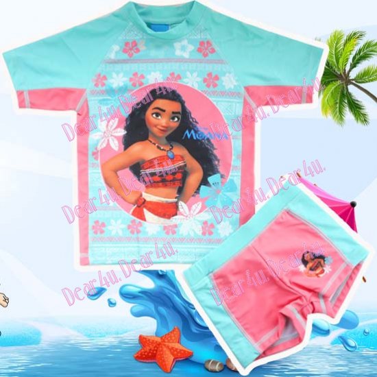 Kids swimming bather swim suit top trunks - MOANA - Click Image to Close