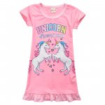 Girls summer dress nightie - Unicorn