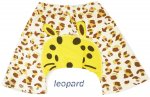 Baby boys/girls bloomer nappy cover short pants - Leopard