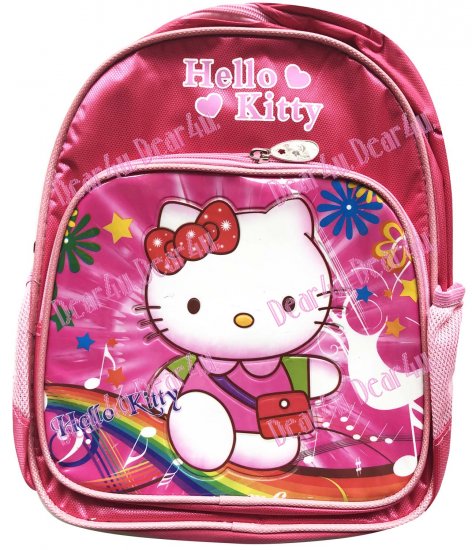 Small girls kids school picnic backpack bag - Hello Kitty - Click Image to Close