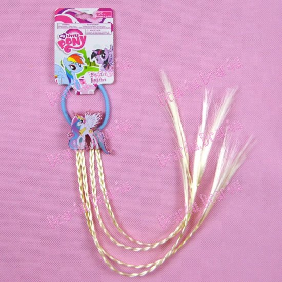 My Little Pony Girls Hair rope with hair Multiple Colours - Click Image to Close