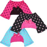 Baby girls bow tie shorts x 3 pair