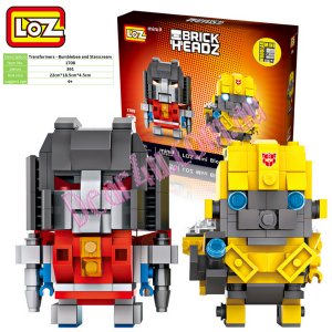 Transformers bumblebee and starcream LOZ iBLOCK Micro Mini Lego