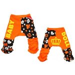 Baby boys/girls spring/autumn thick tights pants leggings-orange