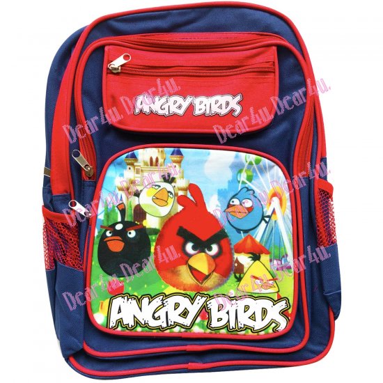 Large Boys kids backpackschool bag - Angry Birds - Click Image to Close