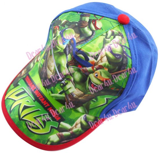 Kids 3d cap hat - TMNT blue - Click Image to Close