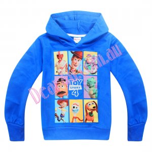 Boys Toy Story 4 100% cotton hoodie top - blue