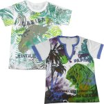 Boys tee - green forest Jungle life