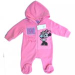Baby Girls Winter Minnie Mouse overall - Pink