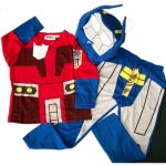 Transformers Costume party dress up with Mask 3pcs Optimus Prime
