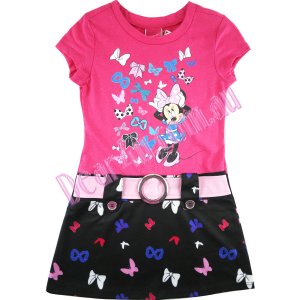 Girls one piece tennis dress - Minnie Mouse 2 hot pink