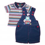 Boys Thomas two piecs overall with matched collar shirt