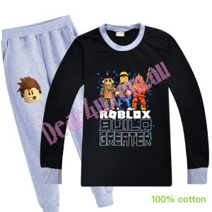 Boys ROBLOX 100% cotton long sleeve pjs outfit - B
