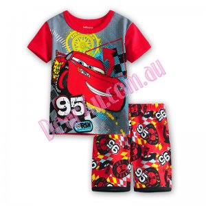 Babies boys Cars Mcqueen 2pcs pyjama pjs - cotton 3