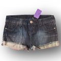 GIRLS JEANS SHORTS BLACK