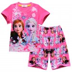 baby Girls Frozen short sleeve set pjs set