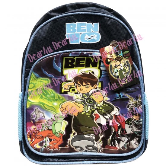 Small boys kids school picnic backpack bag - Ben 10 - Click Image to Close