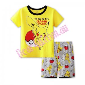 Babies boys Pokemon Pikachu 2pcs pyjama pjs - cotton 2