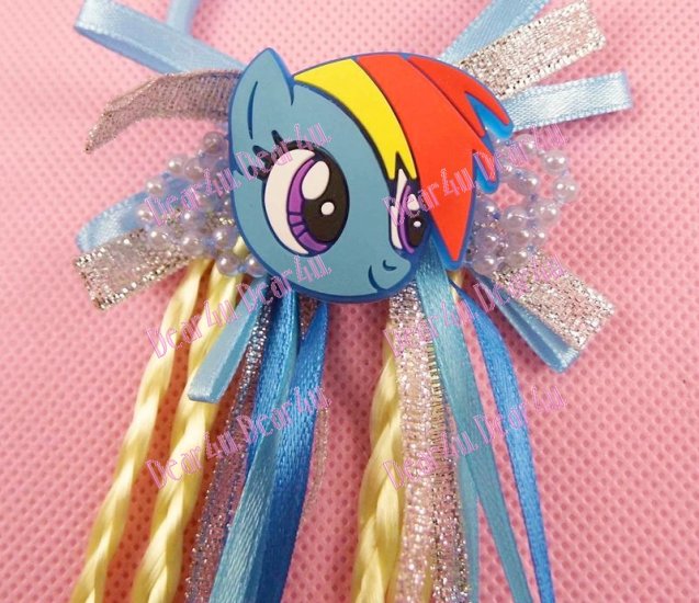 My Little Pony Girls Hair rope with hair Multiple Colours 2 - Click Image to Close