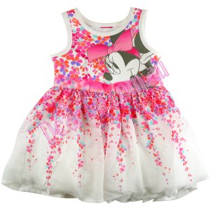 Girls Minnie mouse layered baby dress