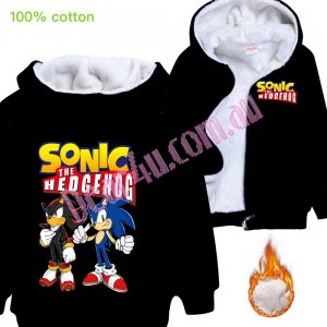 Sonic the Hedgehoc boys hoodie jacket Hoodie winter coat