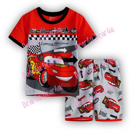 Babies boys Cars Mcqueen 2pcs pyjama pjs - cotton 1 - Click Image to Close