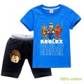 Boys Roblox 100% cotton short sleeve pjs outfit