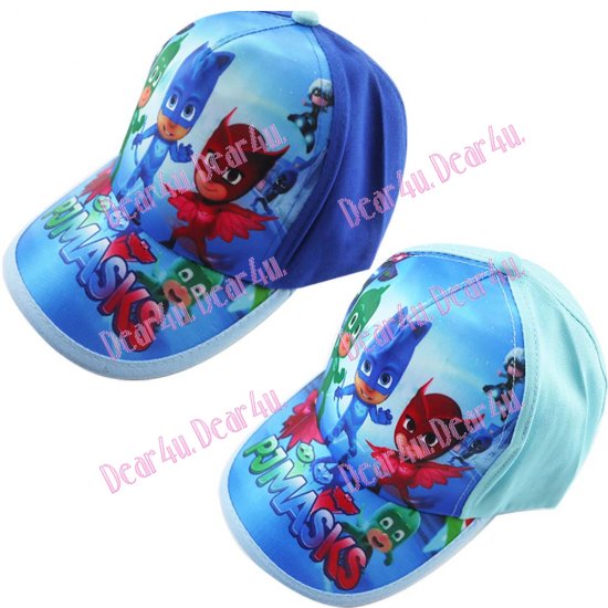 Kids 3d cap hat - PJ Mask 1 dark Blue - Click Image to Close
