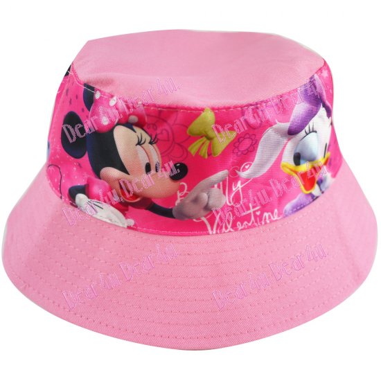 Kids toddler bucket hat - Minnie Mouse light pink - Click Image to Close