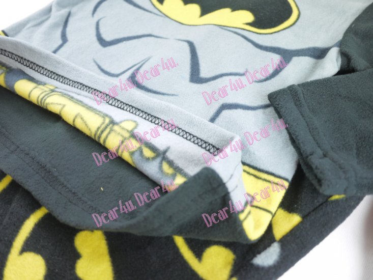 Boys 2pcs fleece pyjama pjs - Batman - Click Image to Close