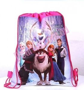 Frozen children's bags Baby Snacks Backpack drawstring