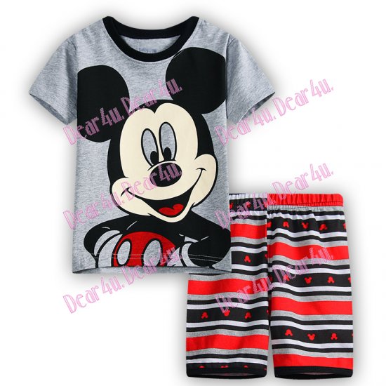 Babies boys Mickey Mouse 2pcs pyjama pjs - Click Image to Close