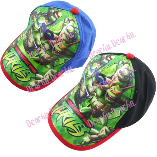Kids 3d cap hat - TMNT black - Click Image to Close