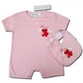 Pink Girl suite with Bib - Elmo