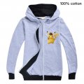 Boys Pokemon 100% cotton thin hoodie jacket