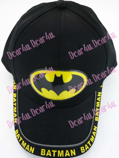 Kids baseball cap hat -Batman - Click Image to Close