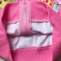 Girls cotton thin hoodie jacket - shopkins pink