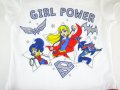 Girls tennis dress DC comics GIRL POWER girls white and red