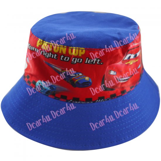 Kids toddler bucket hat - Cars - Click Image to Close