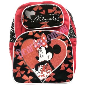 Large Boys girls kids school picnic backpack bag - Minnie Mouse
