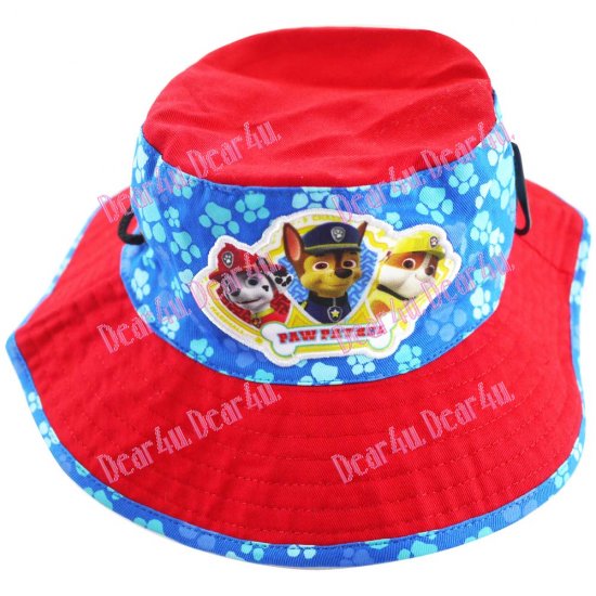 Kids toddler bucket hat - Paw patrol (red) - Click Image to Close