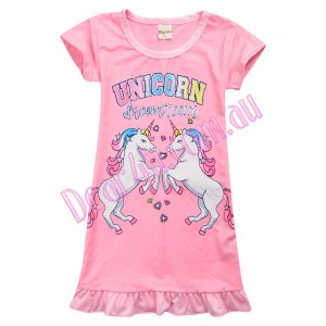 Girls summer dress nightie - Unicorn