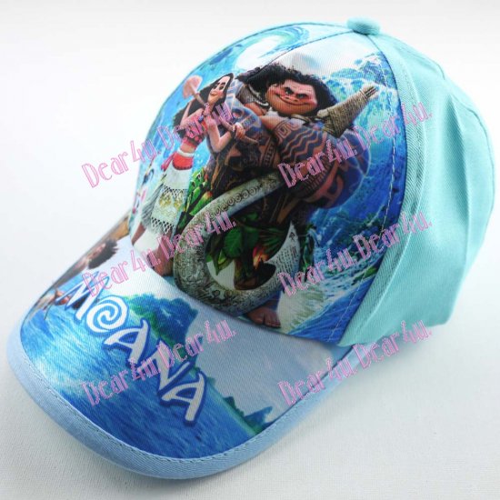 Kids CAPS hat - Moana 1 blue - Click Image to Close