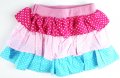 Girls summer Giggle and Hoot pink top and 3 layers skirt