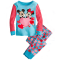 Babies girls long sleeve cotton 2pcs pyjama pjs - Minnie mouse 2