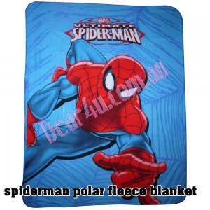 Fleece Blanket - Boys SPIDERMAN POLAR FLEECE