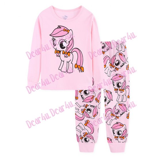 Babies girls long sleeve cotton 2pcs pyjama pjs - My Little pony - Click Image to Close