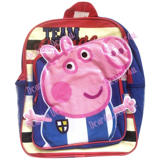 Small boys kids school picnic backpack bag - George Pig - Click Image to Close